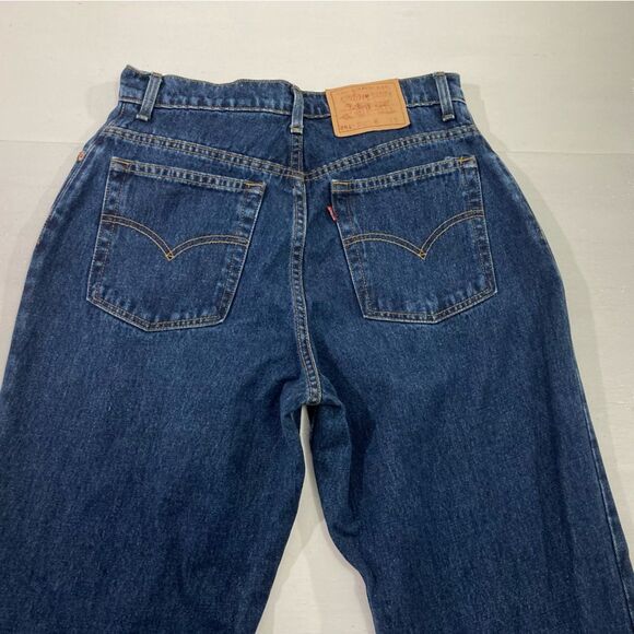 Vintage Levi’s 551 Jeans Women’s 12S Blue Denim Relaxed Tapered 90s Y2K - Picture 5 of 12